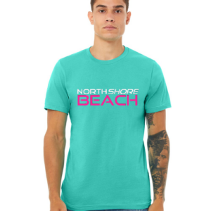 Bella + Canvas Jersey Short Sleeve Tee - North Shore Beach Logo